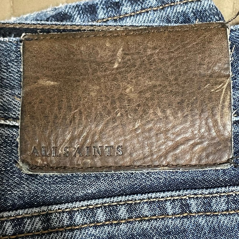 All Saints Distressed Pistol Fit Jeans - Picture 4 of 7